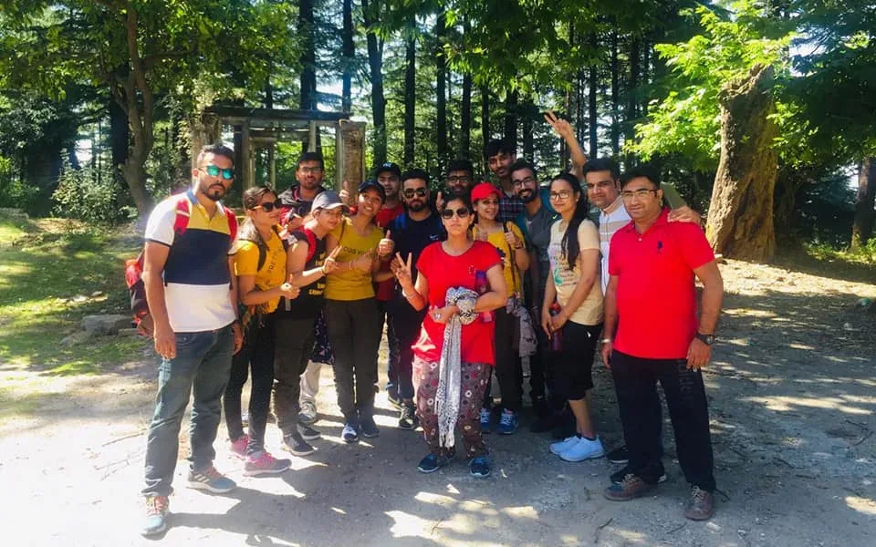 The Anviam team on a hiking trip together